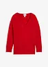 Maglione lungo oversize con spacchi ai lati, bonprix