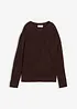 Maglione oversize con motivo a rombi, bonprix
