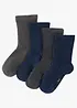 Calzini con bordo morbido e cotone biologico (pacco da 4 paia), bonprix