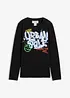 Maglia a maniche lunghe in puro cotone biologico, bonprix