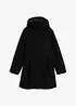 Cappotto svasato con cappuccio e pinces, bonprix