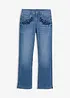 Jeans bootcut, vita media, bonprix