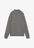 Maglione a collo alto in puro cotone, bonprix
