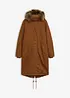 Parka lungo imbottito, bonprix