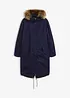 Parka lungo imbottito, bonprix