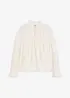 Blusa in fine misto viscosa, bonprix