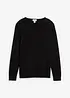 Maglione in filato fine con lana merino, bonprix