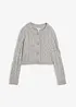 Cardigan in filato grosso di misto lana morbido, bonprix