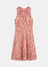 Miniabito in fine tulle con plissettatura, bonprix
