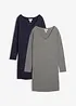 Abito in jersey di viscosa (pacco da 2), bonprix
