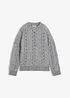 Maglione in  filato grosso a trecce, bonprix