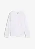 Maglia a maniche lunghe in misto seta, bonprix