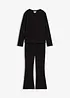 Maglia a maniche lunghe e pantaloni di jersey (set 2 pezzi), bonprix