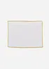 Tovagliette americane in cotone biologico con bordo lucido (pacco da 2), bonprix