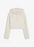 Maglione in  filato grosso con cappuccio, bonprix