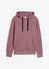 Felpa con cappuccio in puro cotone, bonprix