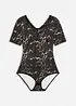 Body a mezze maniche in modal con pizzo, bonprix