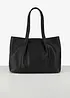 Borsa shopper in pelle, bonprix
