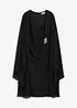 Abito con mantella in fine chiffon, bonprix
