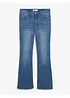 Jeans bootcut elasticizzati, vita media, bonprix