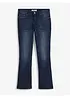 Jeans bootcut elasticizzati, vita media, bonprix