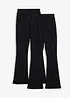 Leggings termici bootcut (pacco da 2), bonprix