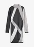 Abito in maglia jacquard con righe moderne, bonprix