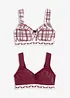 Reggiseno senza ferretto con cotone (pacco da 2), bonprix