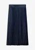 Gonna plissettata in satin fine, bonprix