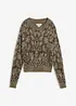 Maglione a maglia grossa in filato piumato morbido, bonprix