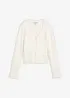 Cardigan in filato fine effetto piuma, bonprix