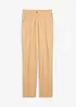 Pantaloni in jersey di cotone con piega cucita, bonprix