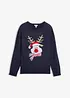 Maglione natalizio in filato fine, bonprix