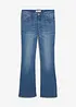 Jeans bootcut elasticizzati, vita media, bonprix