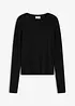 Maglione morbido in filato fine misto viscosa, bonprix