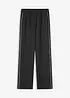 Pantaloni a palazzo con bande decorative, bonprix
