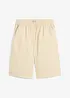 Bermuda in misto cotone paper touch, bonprix
