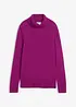 Maglione basic a collo alto in filato fine, bonprix
