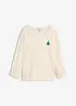 Maglia a maniche lunghe in puro cotone biologico, bonprix
