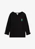 Maglia a maniche lunghe in puro cotone biologico, bonprix