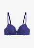 Reggiseno con coppe preformate e dettagli gioiello, bonprix