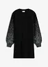 Abito in maglia con effetto glitterato, bonprix