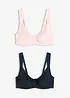 Reggiseno con ferretto (pacco da 2), bonprix
