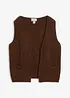 Gilet in filato grosso con lana d'alpaca, bonprix