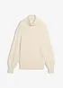 Maglione a collo alto con lana merino, bonprix