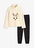 Tuta da casa in teddy con pantaloni in pile, bonprix