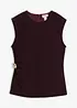 Top in crêpe con fibbia decorativa, bonprix
