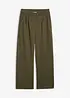 Pantaloni con pinces in misto viscosa, bonprix