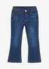 Jeans bootcut termici, vita media, bonprix
