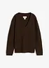 Maglione con scollo a V, bonprix